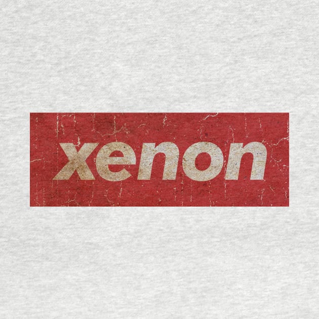 Xenon - SIMPLE RED VINTAGE by GLOBALARTWORD